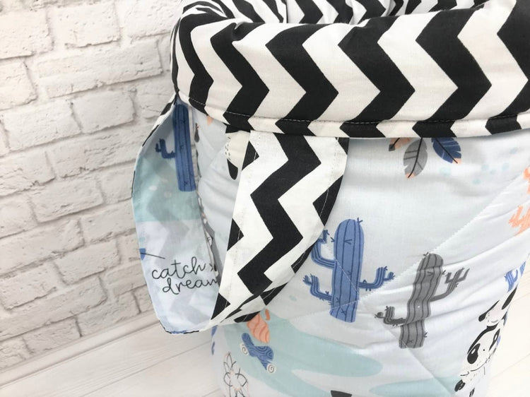 Красиві та практичні кошики для зберігання дитячих іграшок, організовуючи простір у дитячій кімнаті