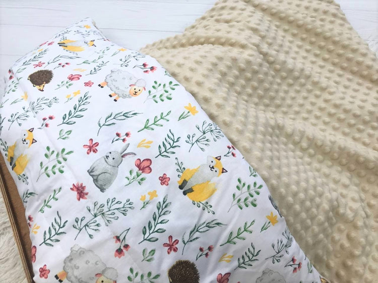 
Плед з плюшем демісезонний - м'який та комфортний плед для затишку вашого немовля
