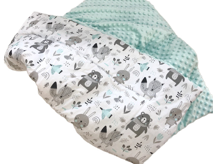 Плед з плюшем демісезонний - м'який та комфортний плед для затишку вашого немовля
