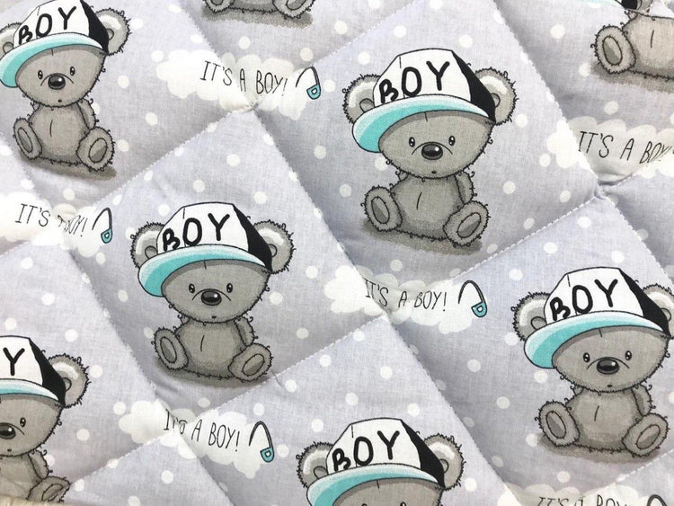 Бортики стьобані для дитячого ліжечка з високоякісного матеріалу, безпека і комфорт для вашого малюка