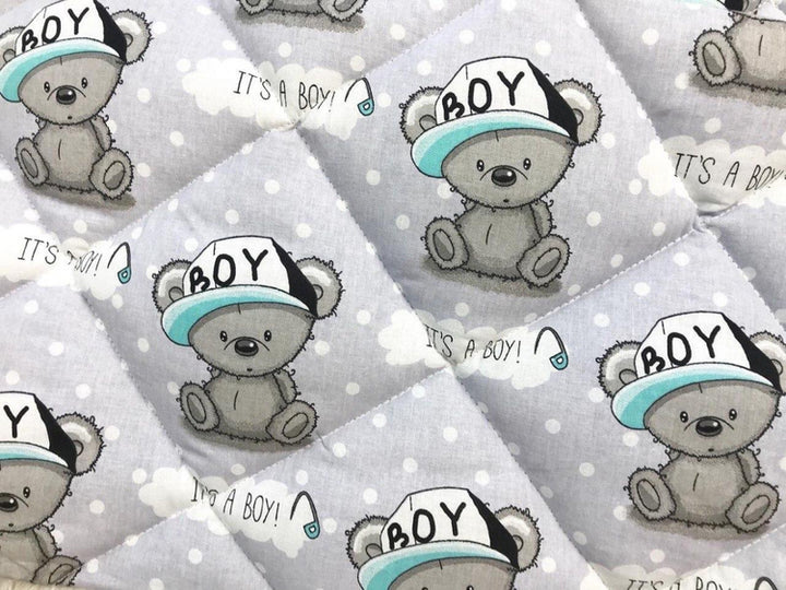 Бортики стьобані для дитячого ліжечка з високоякісного матеріалу, безпека і комфорт для вашого малюка