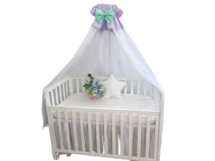 Прозорі шифонові балдахіни для розкішного декору спальні