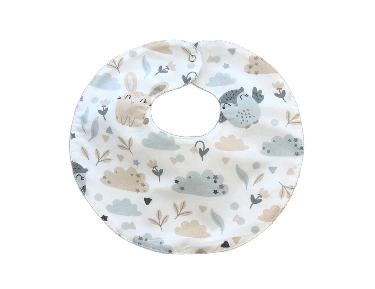 Яскраві дитячі непромокаючі слюнявчики для годування та захисту одягу