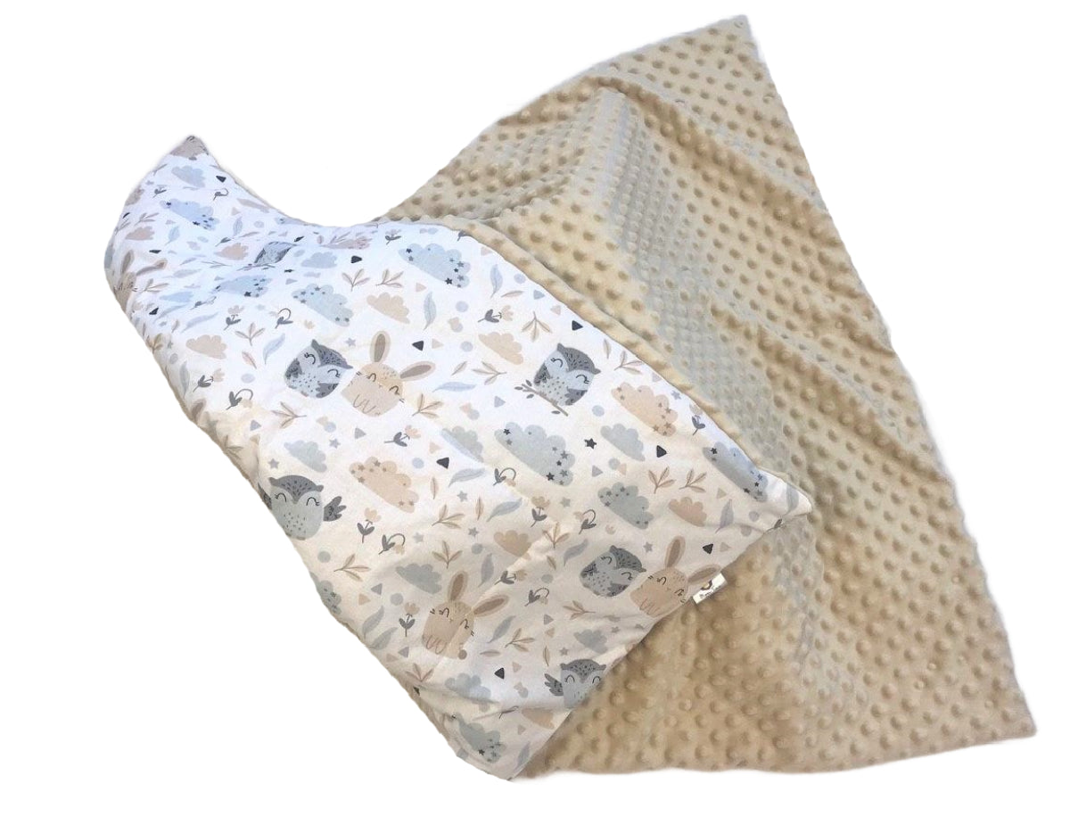 Плед з плюшем демісезонний - м'який та комфортний плед для затишку вашого немовля
