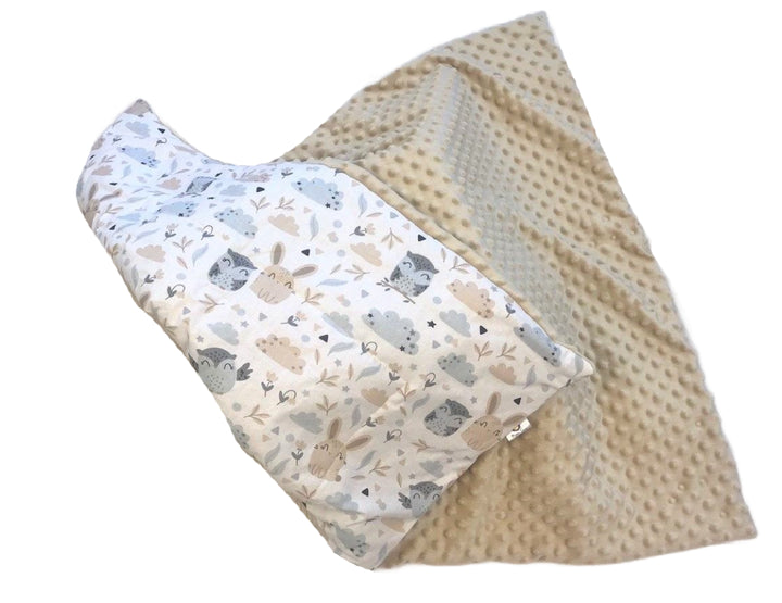 Плед з плюшем демісезонний - м'який та комфортний плед для затишку вашого немовля
