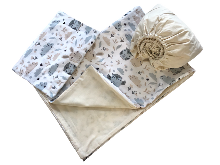 Дитяча постіль "Совки" MoonTime™ (4246)