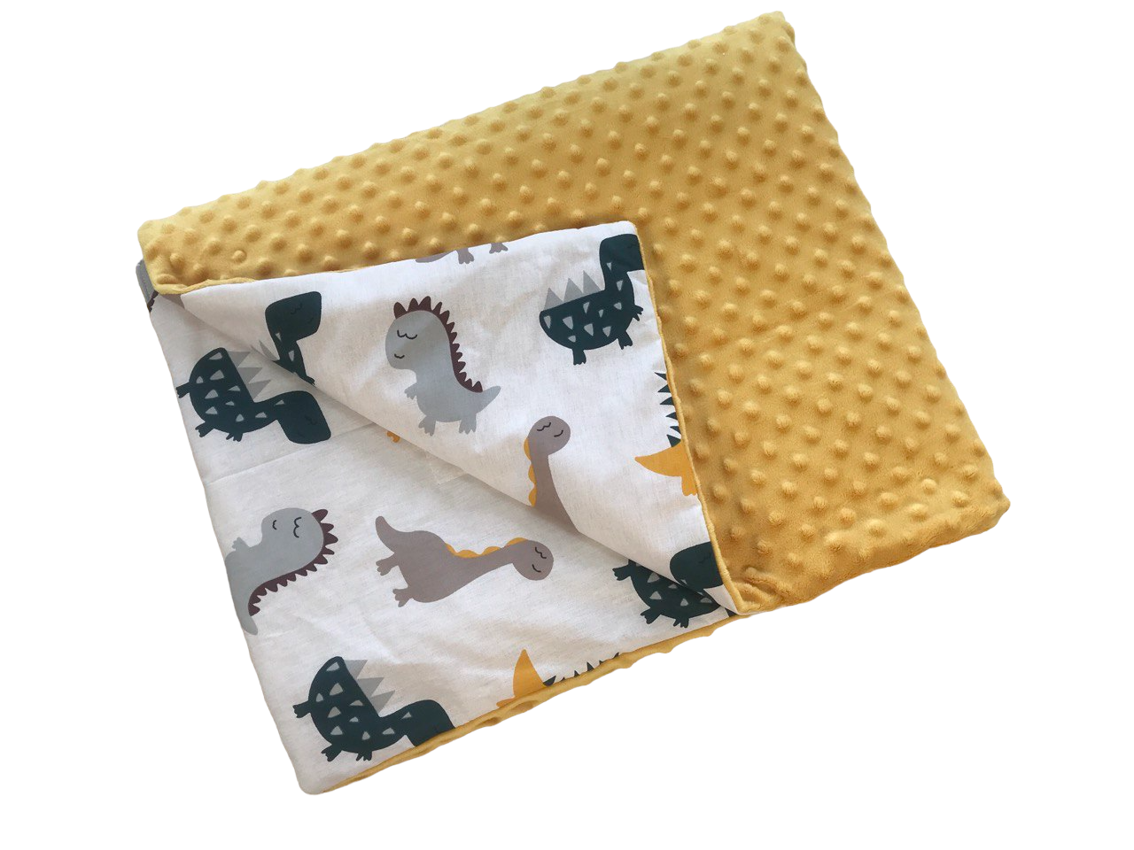 Плед з плюшем 100 * 80см "Діно"