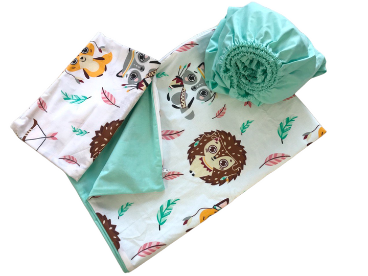 Дитяча постіль "Звірі індійці" MoonTime™ (2209)