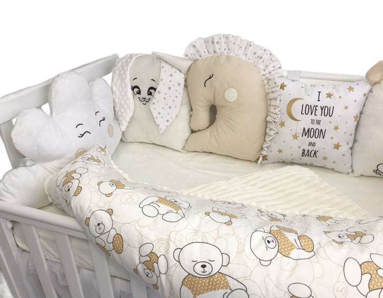 Комплект постільної білизни для дітей – зручні дитячі набори в ліжечко високої якості
