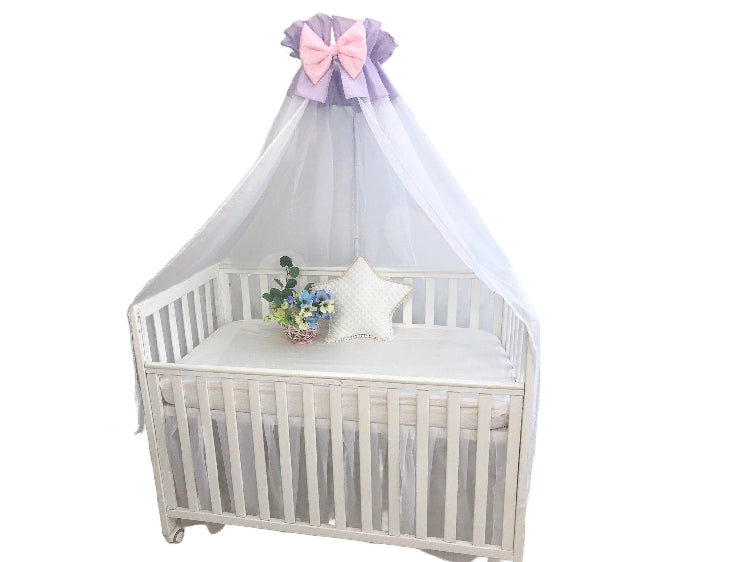 Прозорі шифонові балдахіни для розкішного декору спальні