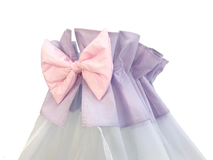 Прозорі шифонові балдахіни для розкішного декору спальні