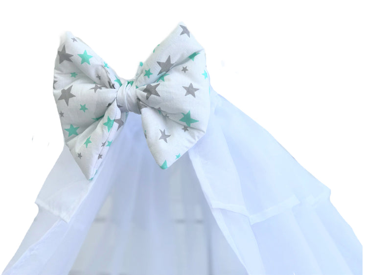 Прозорі шифонові балдахіни для розкішного декору спальні