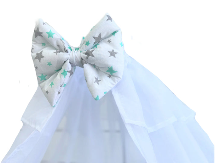 Прозорі шифонові балдахіни для розкішного декору спальні