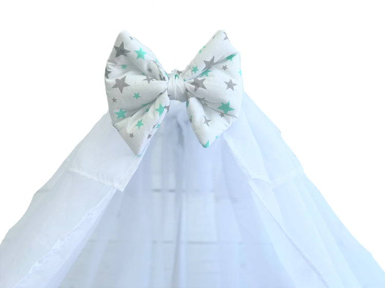 Прозорі шифонові балдахіни для розкішного декору спальні