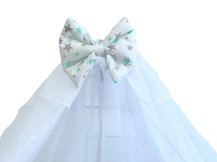 Прозорі шифонові балдахіни для розкішного декору спальні