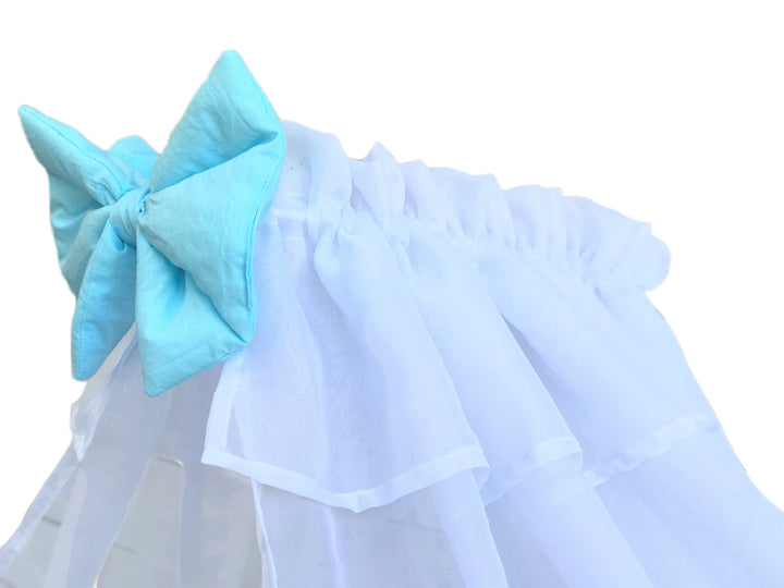 Прозорі шифонові балдахіни для розкішного декору спальні