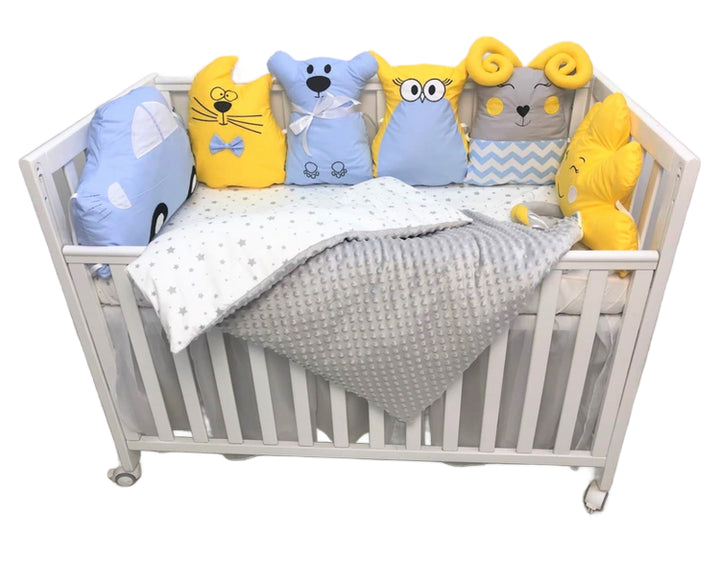 Дитячий набір постіль з бортиками в ліжечко "Краса"