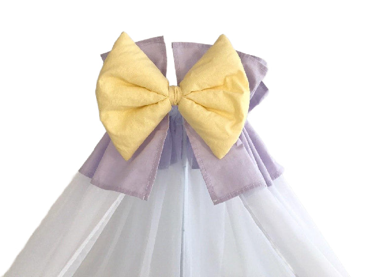 Прозорі шифонові балдахіни для розкішного декору спальні