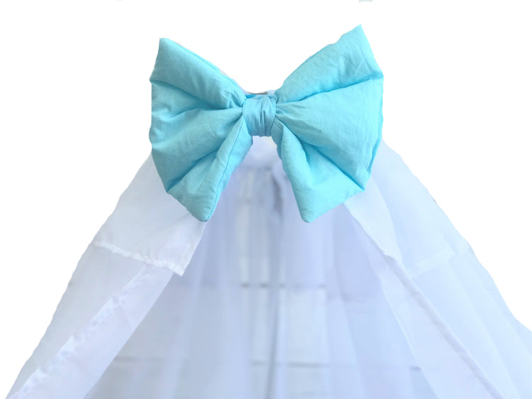 Прозорі шифонові балдахіни для розкішного декору спальні