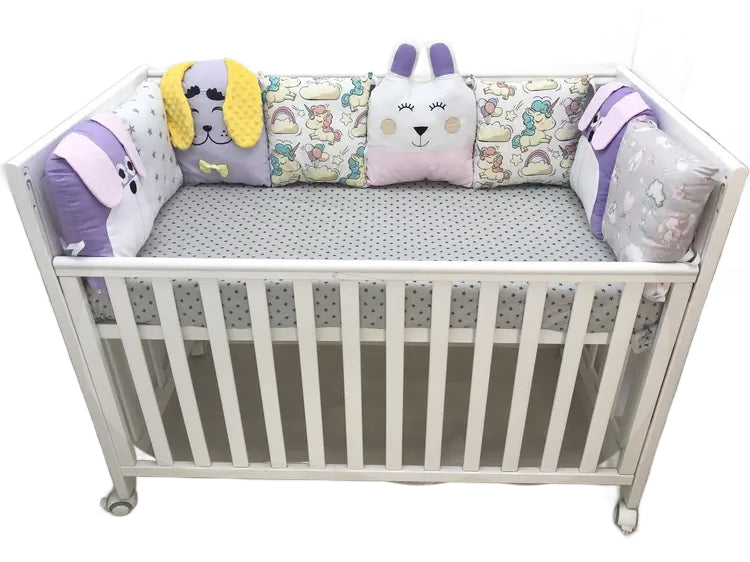 Бортики для дитячого ліжечка - безпечні та стильні аксесуари, що забезпечують комфорт та захист дитини під час сну.