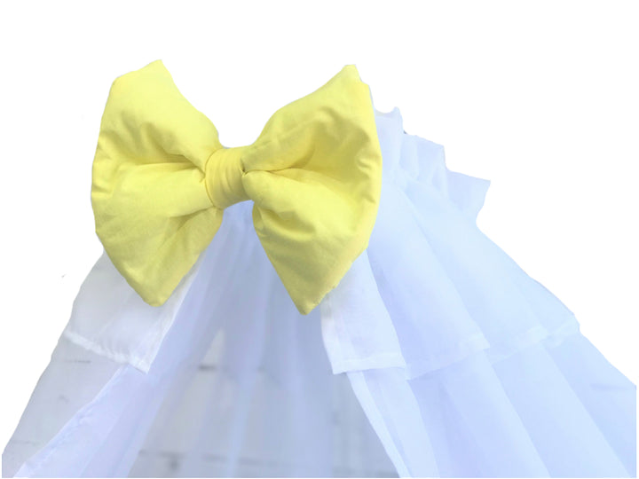 Прозорі шифонові балдахіни для розкішного декору спальні