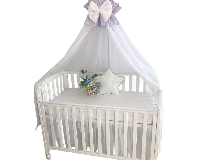 Прозорі шифонові балдахіни для розкішного декору спальні