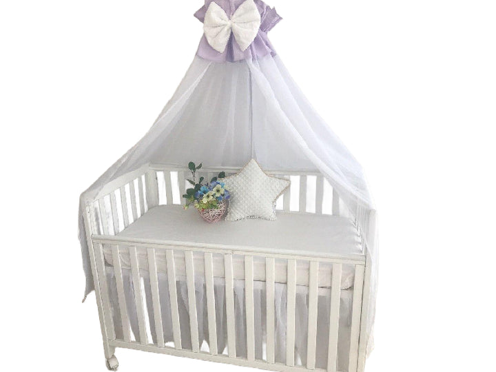 Прозорі шифонові балдахіни для розкішного декору спальні