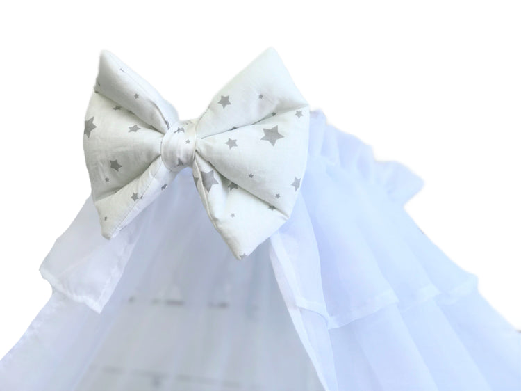 Прозорі шифонові балдахіни для розкішного декору спальні