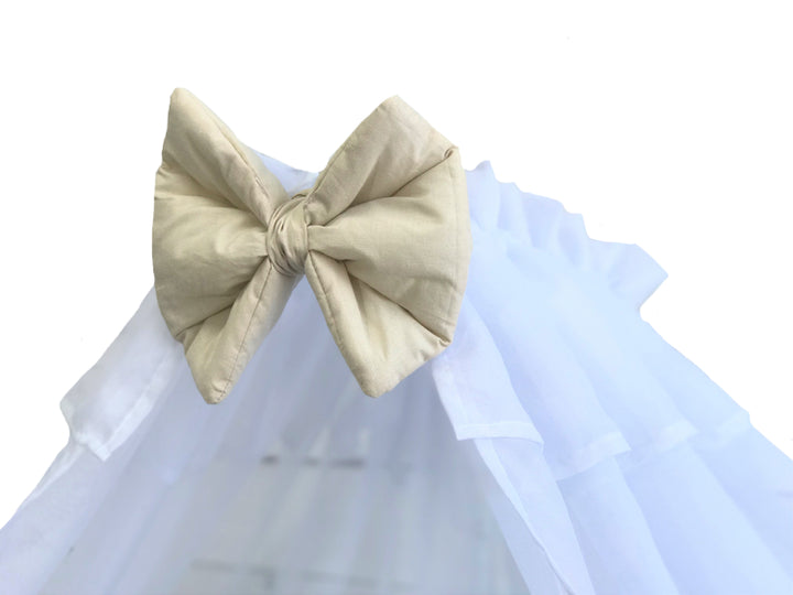 Прозорі шифонові балдахіни для розкішного декору спальні