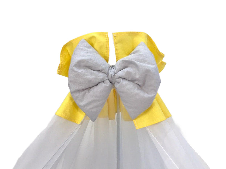 Прозорі шифонові балдахіни для розкішного декору спальні