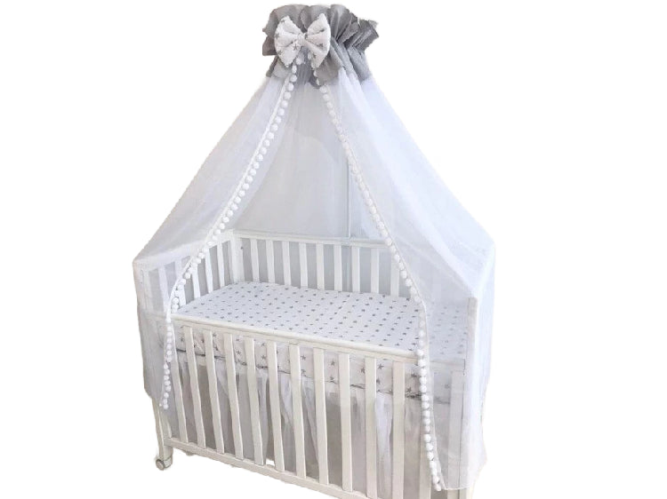 Прозорі шифонові балдахіни для розкішного декору спальні