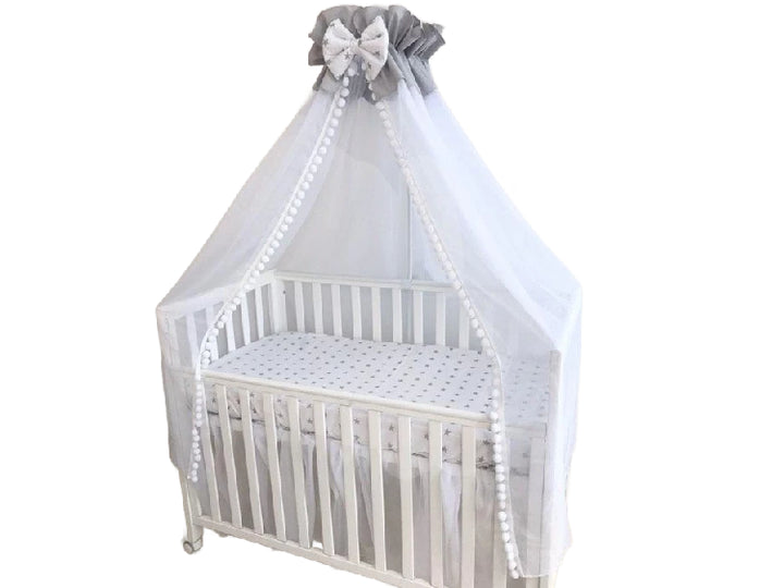 Прозорі шифонові балдахіни для розкішного декору спальні