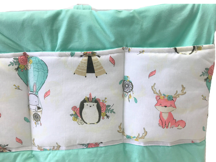 Органайзери на ліжечко — зручні та практичні рішення для зберігання дитячих речей біля спального місця малюка.