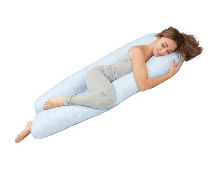 Подушка для вагітних  "Зірки на блакитному"