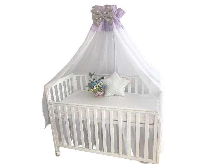 Прозорі шифонові балдахіни для розкішного декору спальні