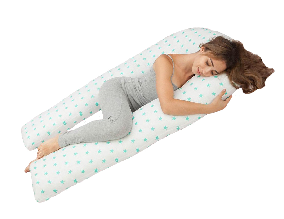 Подушка для вагітних "Зірки м*ятні"