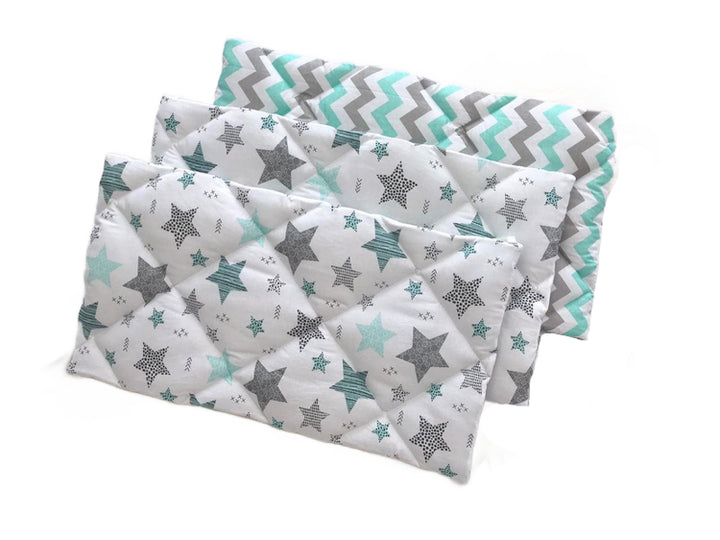 Бортики стьобані для дитячого ліжечка з високоякісного матеріалу, безпека і комфорт для вашого малюка