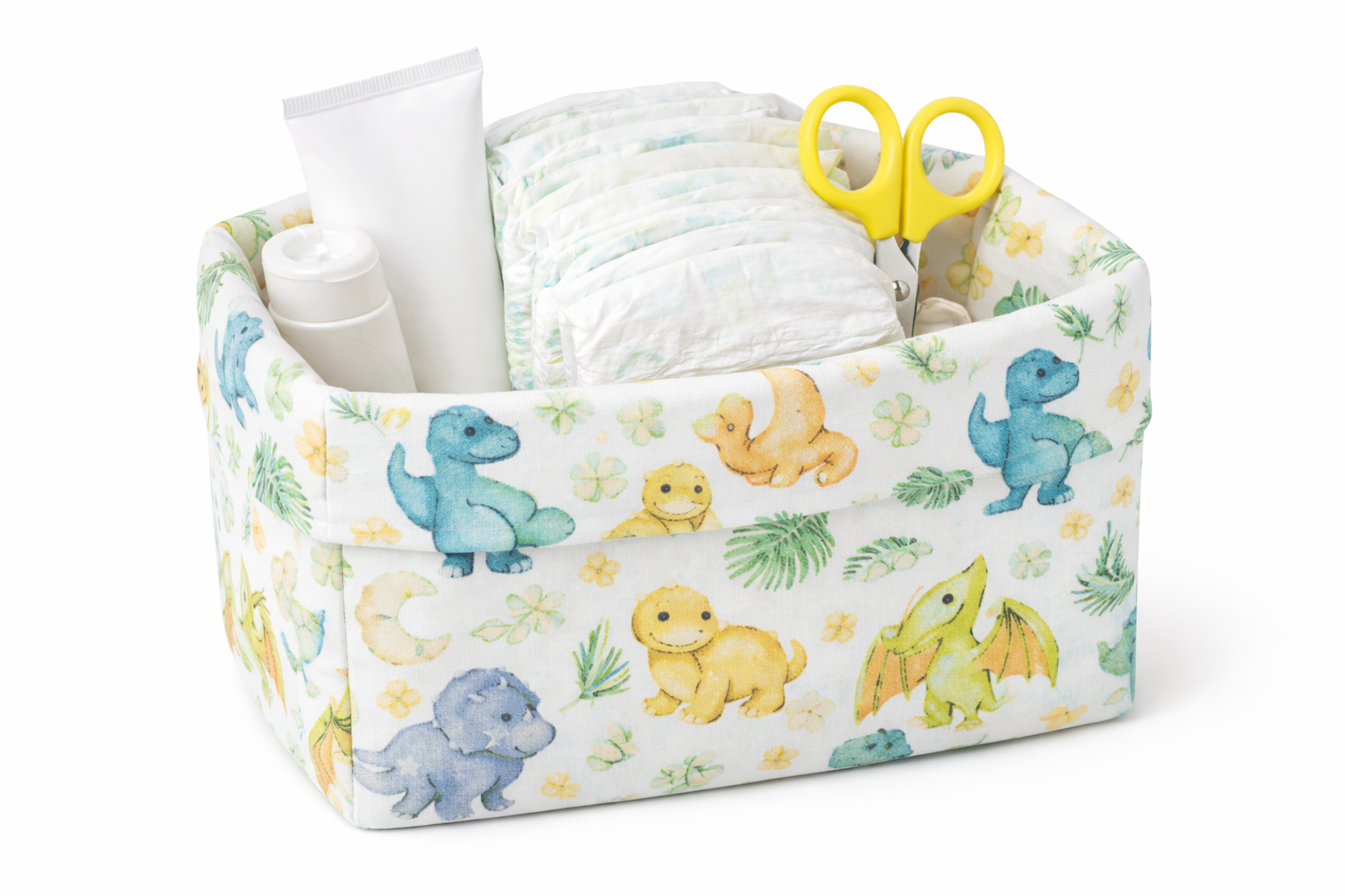 Кошик на пеленальний стіл "Динозаври"