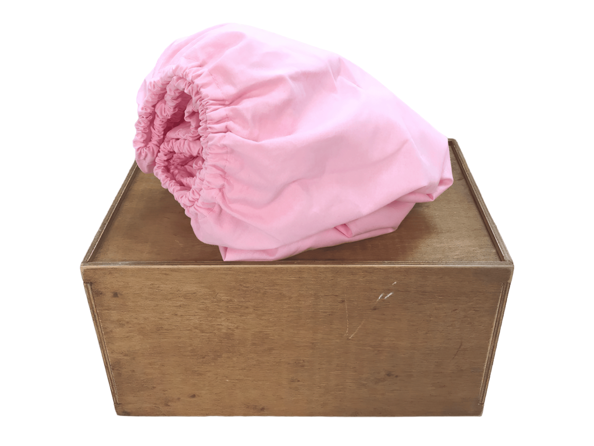 Дитячий бавовняний наматрацник "Рожевий однотон"