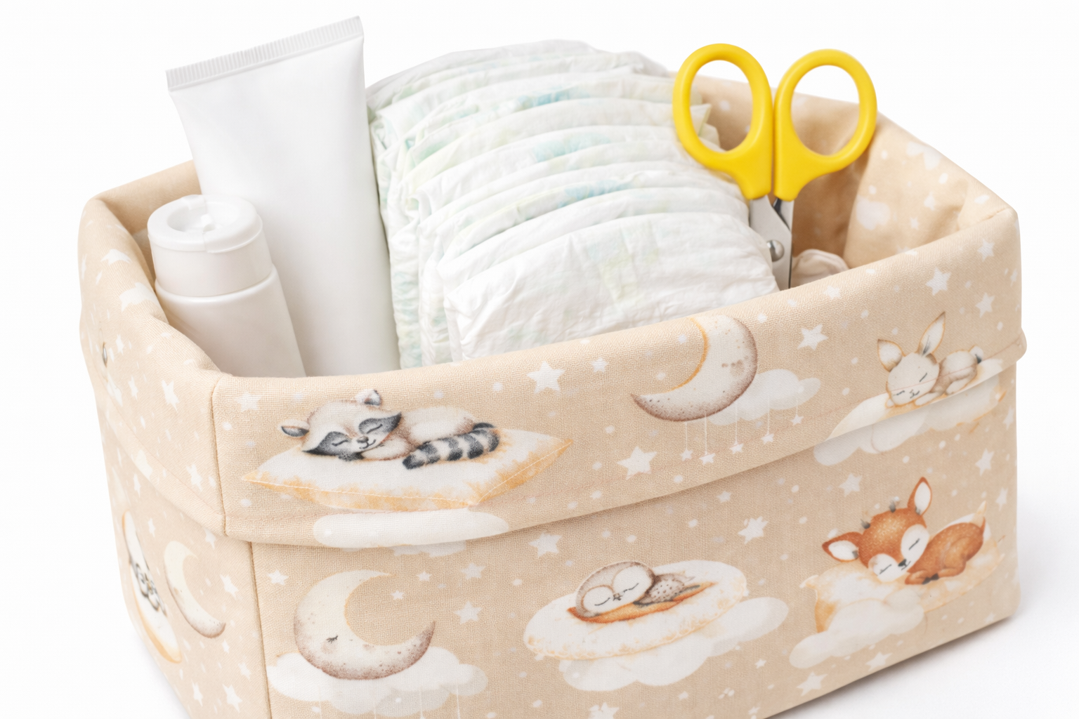 Кошик на пеленальний стіл "Звірята"