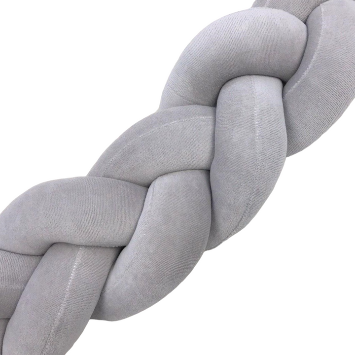 Бортик косичка  "Сіра"