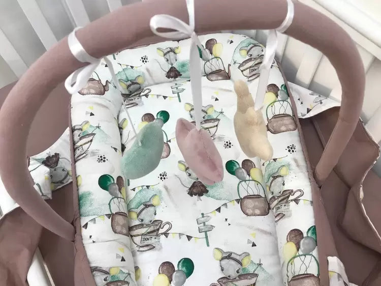 Кокон-мобіль - стильний і зручний дитячий аксесуар для сну