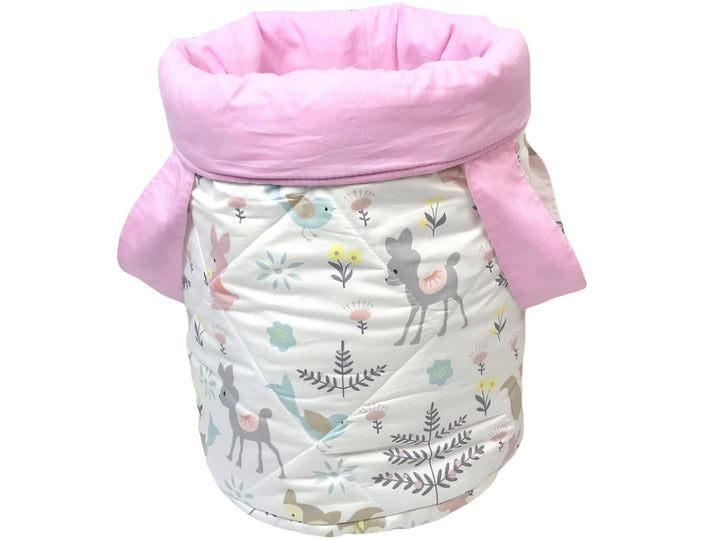 Кошик для іграшок "Оленята з квіточками"