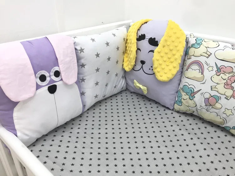 Бортики для дитячого ліжечка - безпечні та стильні аксесуари, що забезпечують комфорт та захист дитини під час сну.